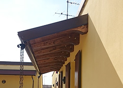 tettoia in legno